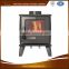 S series freestanding smokeless wood-burning stove in cast iron