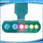 4 LEDs and 2 Embossed Buttons Membrane Switch With Self Adhesive