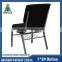 Fashionable durable steel tube Material church chair with bookrack