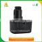 Dewalt 12v replacement power tools battery 3000mah ni-mh dewalt battery cordless drill rechargeable battery with high quality