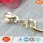 2015 custom fancy design gold metal zipper pull