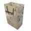handmade brown paper shopping bag