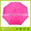 Pink folding umbrella with case