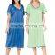 Cheap Women's Plus Size Nightshirt 100%Silk Sleeping Wear