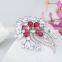 Platinum Plated Stylish Elegant Bridal Brooch Pin With AAA+ Cz Micro Pave Setting for Women and Men