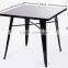 coffee shop country style iron square table