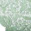2016 Alibaba high quality chemical guipure lace / schiffli lace embroidery fabric lace mint green with rhinestones