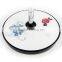Metal frame tabletop rotating vanity mirror with lights hollywood