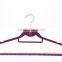 Non-Slip Hanger Flocked Hanger Velvet Clothes Hanger Suit Hanger Slim-Line Racks ABS plastic flocked hanger