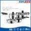 High standard production kitchen wholesale bulk stainless steel pots and pans