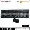 2016 black color wireless keyboard and mouse combo factory price