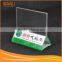 Design Made Silk Screen Acrylic PMMA /Acrylic Menu Holder