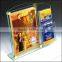 2Tier Acrylic Brochure Display Stand with card holder