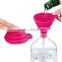 China Supplier Hot Selling New Product BPA Free High Quality Stocked silicone collapsible funnel