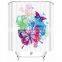 Half circle shower curtain rod dragon shower curtain