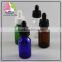 trade assurance boston round bottle 30ml amber glass dropper bottle with child proof cap and rubber stopper with pipette