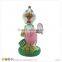 Decorative Rooster Bobble Head Figurines with Aquarius