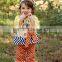 high quality children fall winter wearing ruffle boutique outfits for wholesale