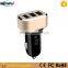 2015 Hotest Micro UBS Car Charger,Portable Car Battery Charger,3 Port Usb Car Charger With CE FCC ROHS
