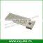 79 keys desktop metal keyboard with stainless steel track ball