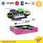 kids plastic drum toy battery operated musical Instrument round Drum baby toy with light plastic drum