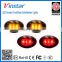 High quality CE,E4 12V cars side marker lights for For d