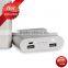 5V/1A 2.1A dual usb output alloy metal portable charger 7800mah power bank