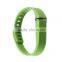 16 solid color available TPU+TPE material polka dot replacement wristband for fitbit flex bracelet with clasp with factory price