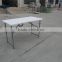 4ft new plastic outdoor furniture of plastic folding table with adjustable style from China manfacture
