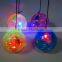 Gltter Bouncing Ball with Water 65mm LED light up Flashing LED animal bouncy ball