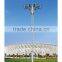 LED high mast light Led street light with Q235 galvanized steel poles