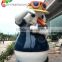 Eco-friendly and UV-proof snowman outdoor sculpture