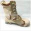 Wholesale army combat camouflage military boots with camouflage outsole