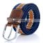 Cintos Femininos Women's Casual And Comfortable Outdoor Breathable Elastic Cord Woven Leather Belt