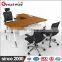 modern reception desk powder coating finished metal table