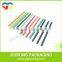 Disposable plastic printed straw with different colors