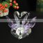 Elegant crystal swan gifts and crafts for wedding souvenir