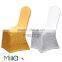 Shiny spandex chair covers for plastic chairs