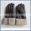 Supply Male Female Genuine Sheepskin Leather Fur Gloves for winter