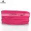 Hot Popular Modern Colourful Power Cord ,Bright Pink Fabric Textile Power Cord Round