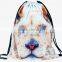 Luxury design morden 3D printing drawstring bags, Cheap drawstring bag