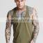 Wholesale gym wear muscle men bodybuilding custom quality stringer singlets