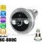 H.264 HD720P 3.6mm BC-880C bulb hidden spy security wifi P2P light bulb camera with motion detection and Loop recording