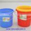 Plastic Bucket With Lid With Metal Handle