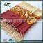 wholesale soft acrylic printed woven scarf shawl in winter