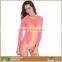 Women Summer Beach Thin Slimming Spandex Nylon Tankini Swimwear Two Color