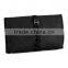 Polyester travel Hanging Toiletry roll Bag cosmetic organizer