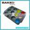 Egg shape baking pan 6 cupcake baking tray pan