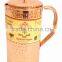 Pure Copper Hammered Pitcher Jug 1000 ML - Storage Water Home Restaurant Hotel Tableware Serveware