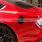 plastic glossy black car fuel tank cap cover for Ford mustang